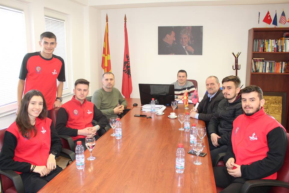 Sekretari i komunës së Sarajit Sefi Shabani, priti në takim përfaqsuesit e klubit të atletikës ‘’LIRIA’’
