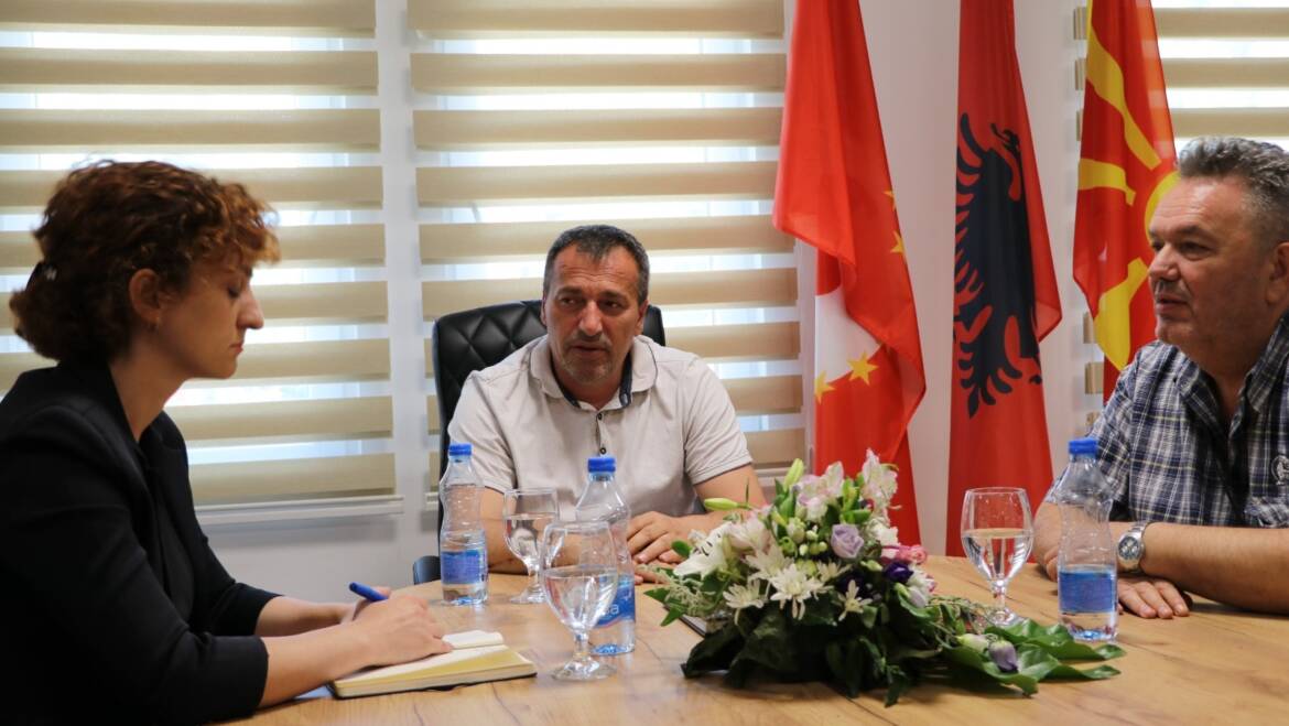 Sot kryetari z.Blerim Bexheti priti në takim Oficeren nga OSBE-ja për Monitorim në Shkup, znj. Nestani Kapanadze.